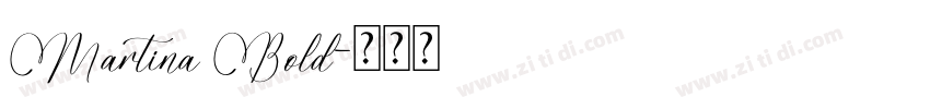 Martina Bold字体转换